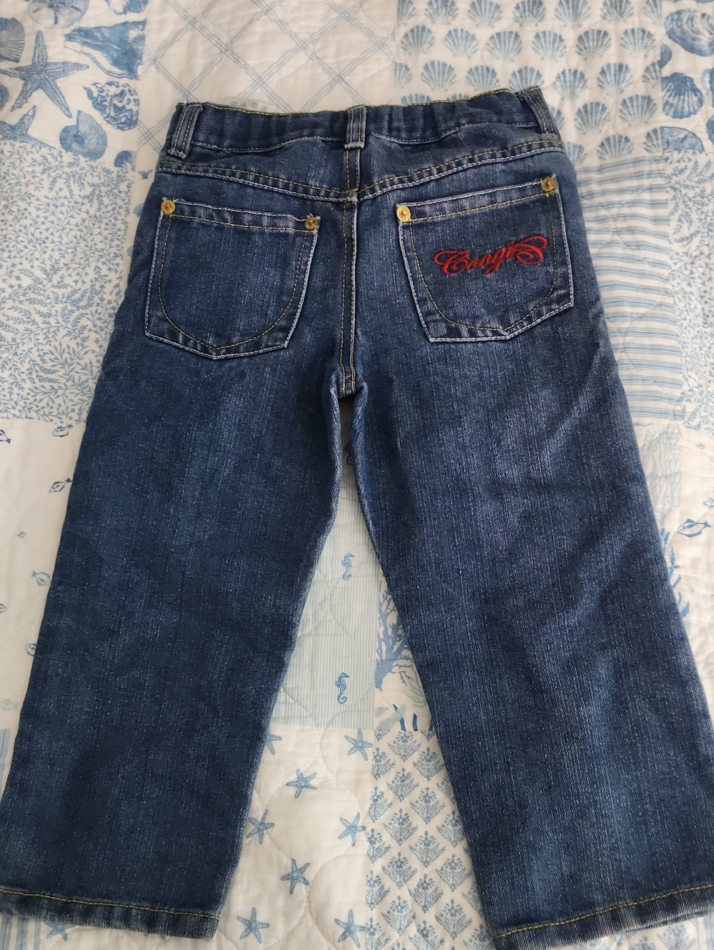 Coogi Straight Leg Baggy Denim Jeans